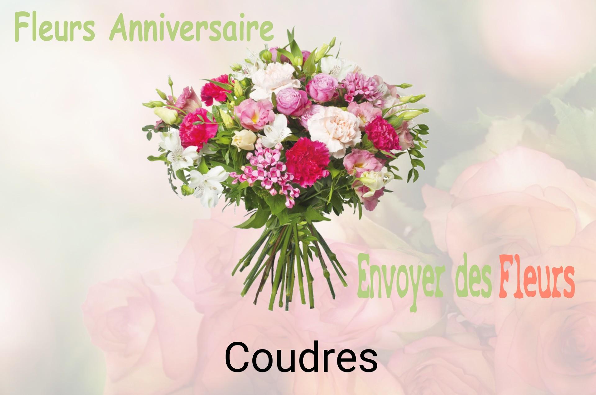 Bouquet de fleurs d’anniversaire livré à Coudres