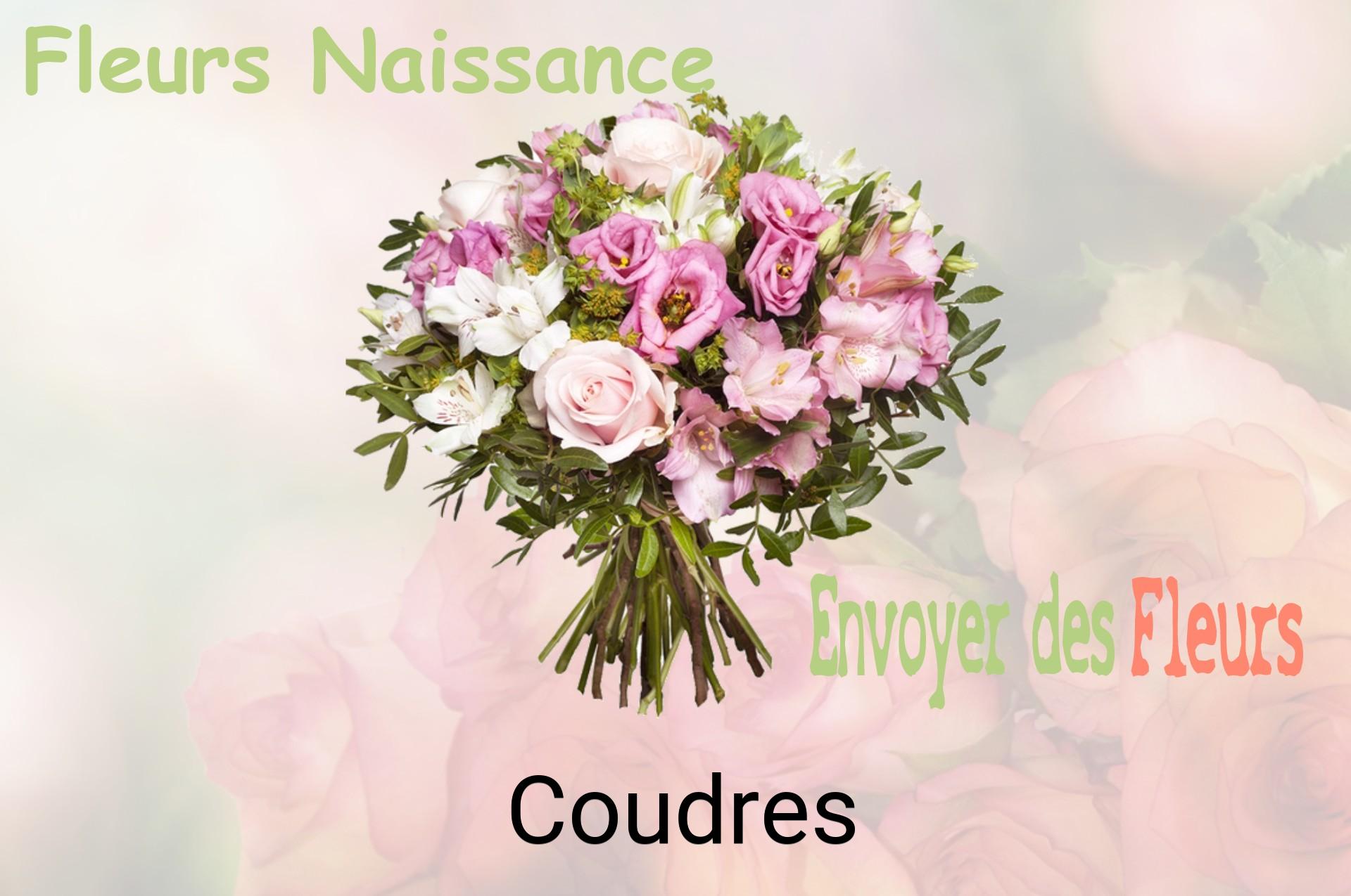 Bouquet de fleurs de naissance livré à Coudres